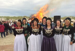 Sonnenwendfeier auf Amrum