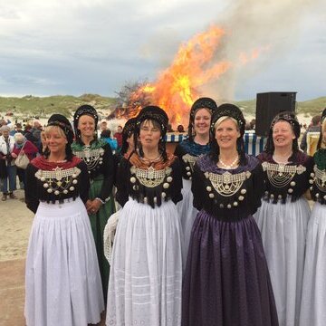 Sonnenwendfeier auf Amrum