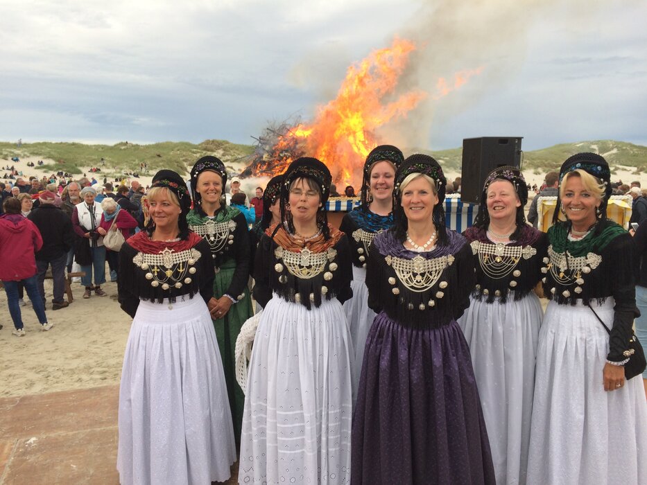 Sonnenwendfeier auf Amrum