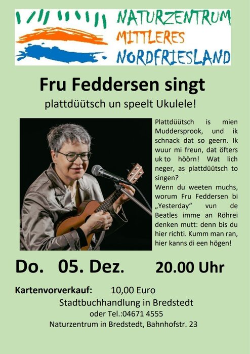 Fru Feddersen singt