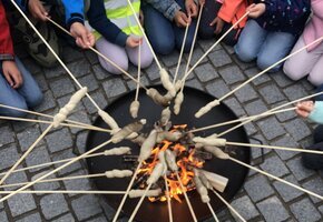 Sternstunde mit Stockbrot